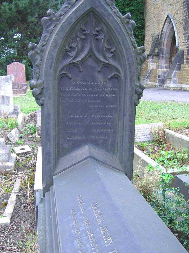 Spital Cemetery gravestone of Francis Henry Hart