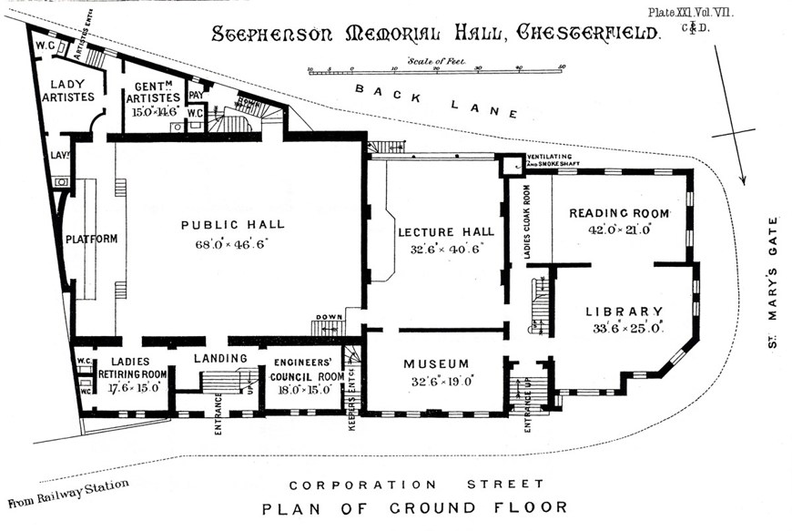Stephenson Memorial Hall Plan