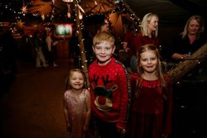 Story time in the tipi