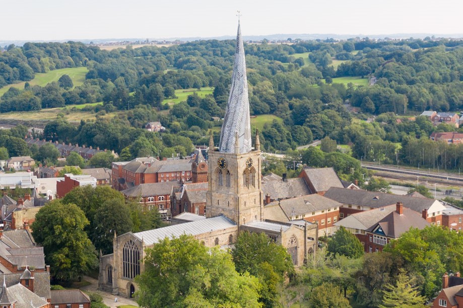 Chesterfield's iconic Crooked Spire
