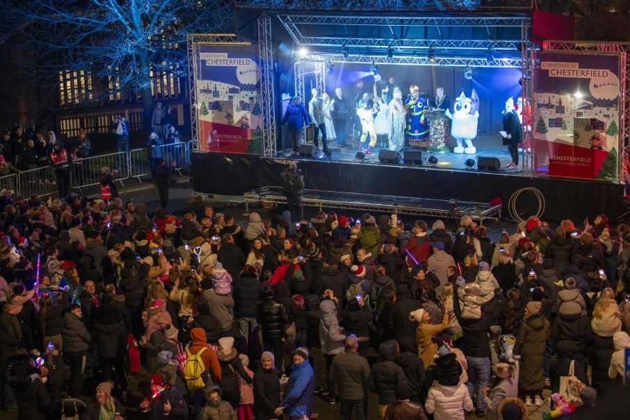 Thousands of people attended the Switch On 