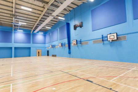 Link to Sports hall content