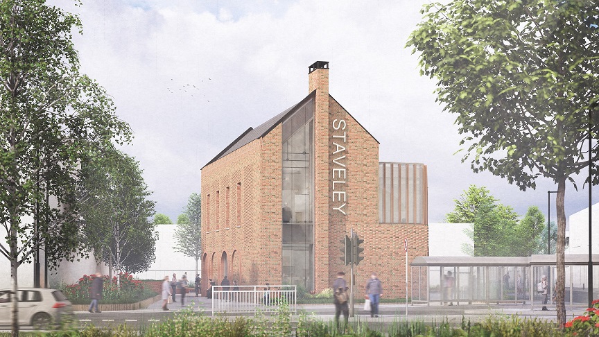 Artists impression of the new landmark pavilion building