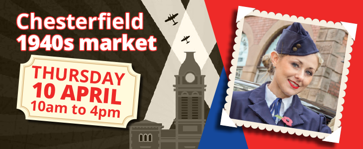 Link to 'Join us at our 1940s market this Spring' page