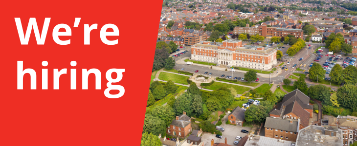 Link to 'Apply for a job with Chesterfield Borough Council' page