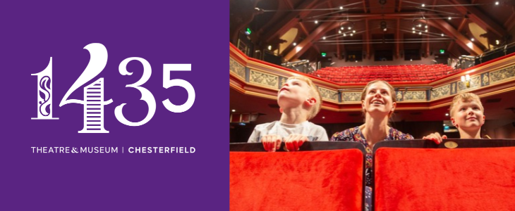 Link to 'New shows on sale at 1435 - our refurbished theatre and museum (opens in new window)' page