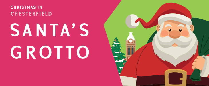 Link to 'Visit Santa in his grotto this Christmas' page