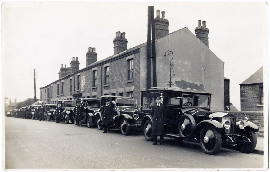 Funeral Cars Markham Pit Disaster