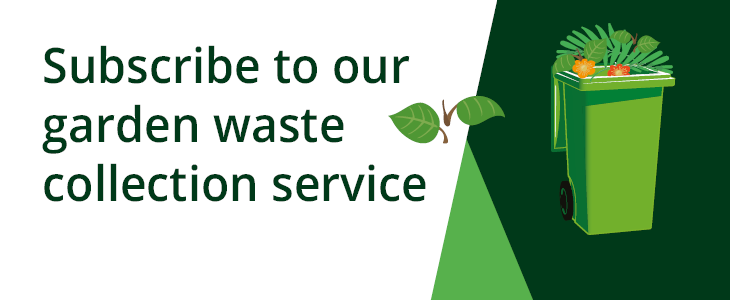 Link to 'Subscribe to our garden waste collection service' page