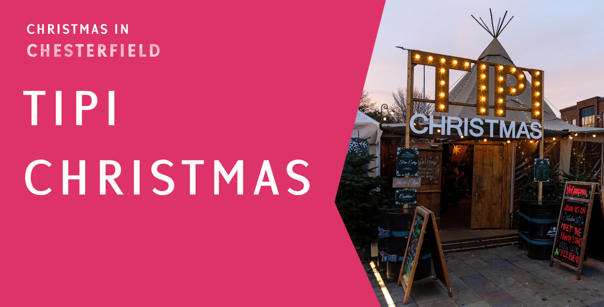 Visit our giant tipi in the market place this Christmas
