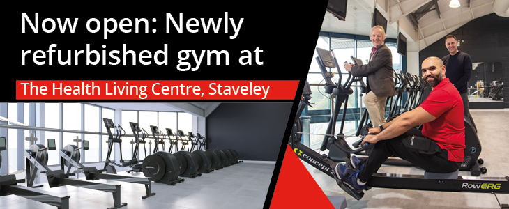 Link to 'Refurbished gym now open at the Healthy Living Centre' page