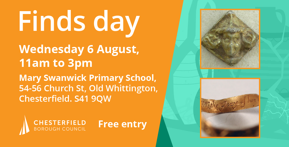 Finds Day Advert with date and time on