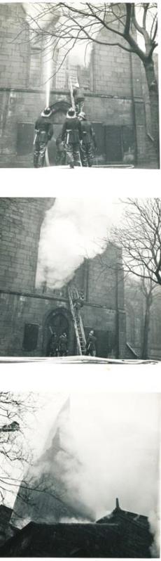 Fire at the church