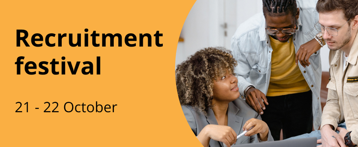 Link to 'Inclusive Recruitment Festival 21 - 22 October (opens in new window)' page