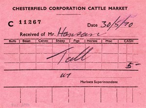 Cattle Market Ticket